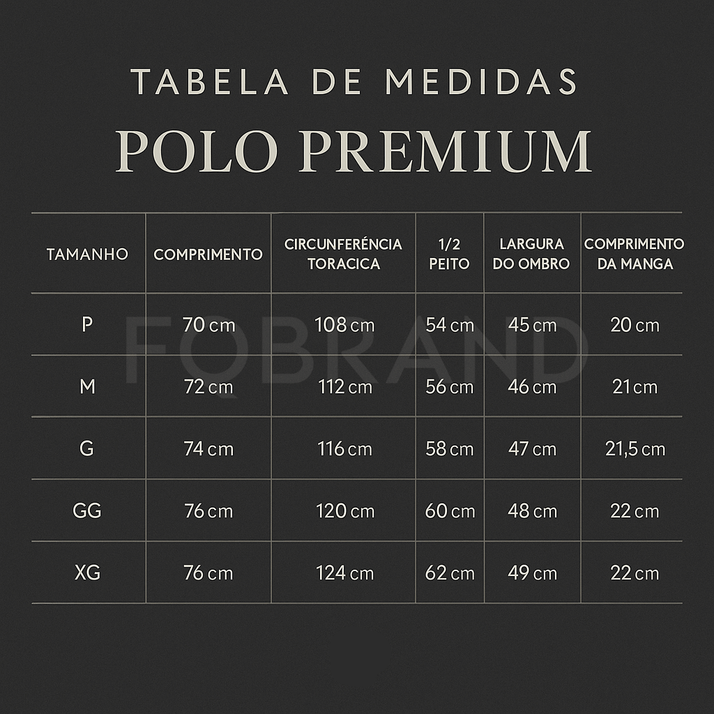 Camisa Polo PREMIUM